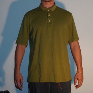 Lands End traditional fit Polo Shirt X-Large Green